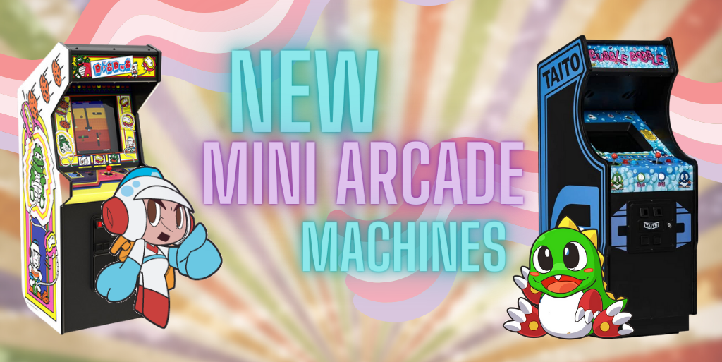 Numskull Quarter Scale Arcade Cabinet - Dig Dug and Bubble Bobble