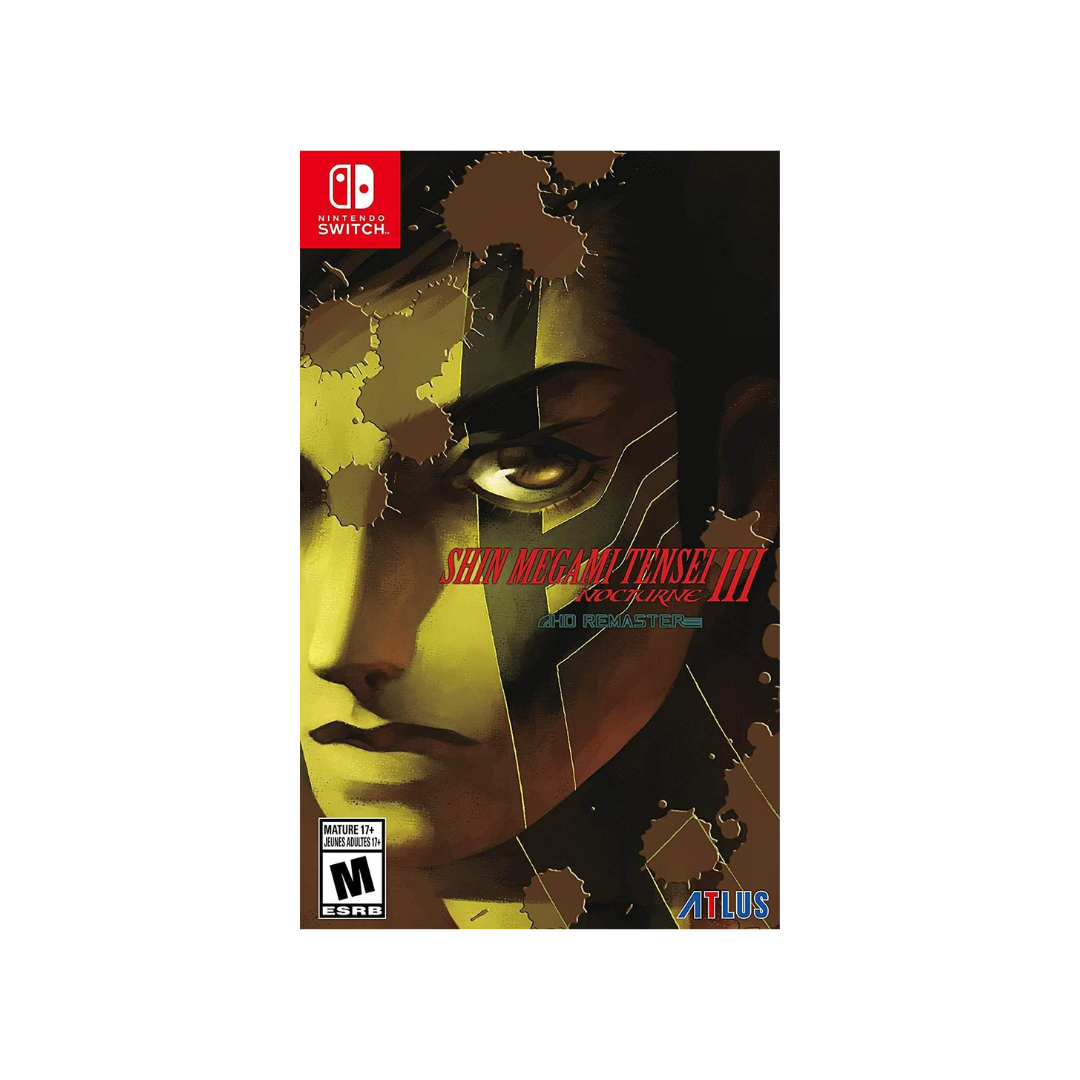 Shen Megami Tensei III game case for Nintendo Switch on a white background
