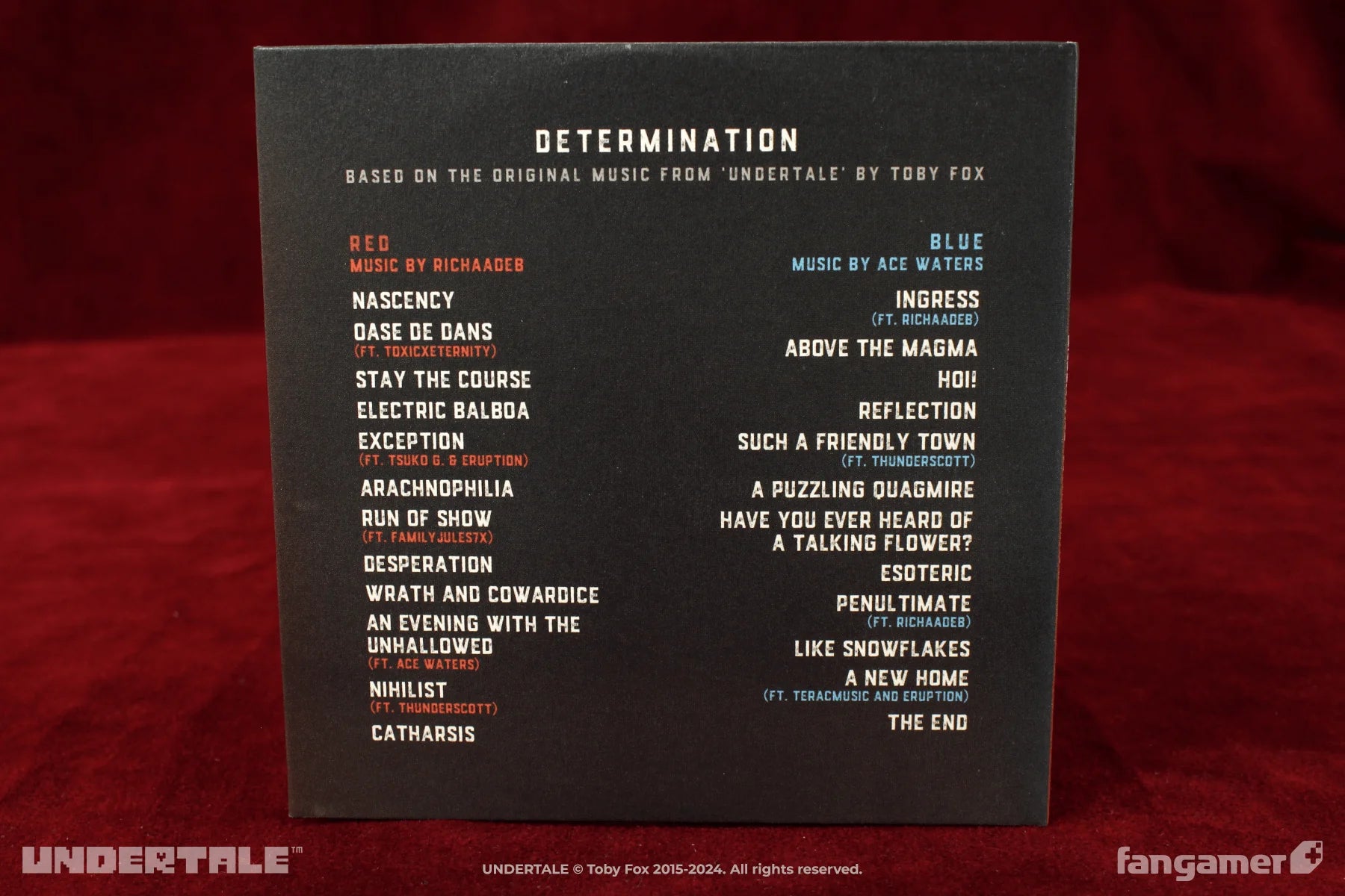 UNDERTALE Determination CD Double Album