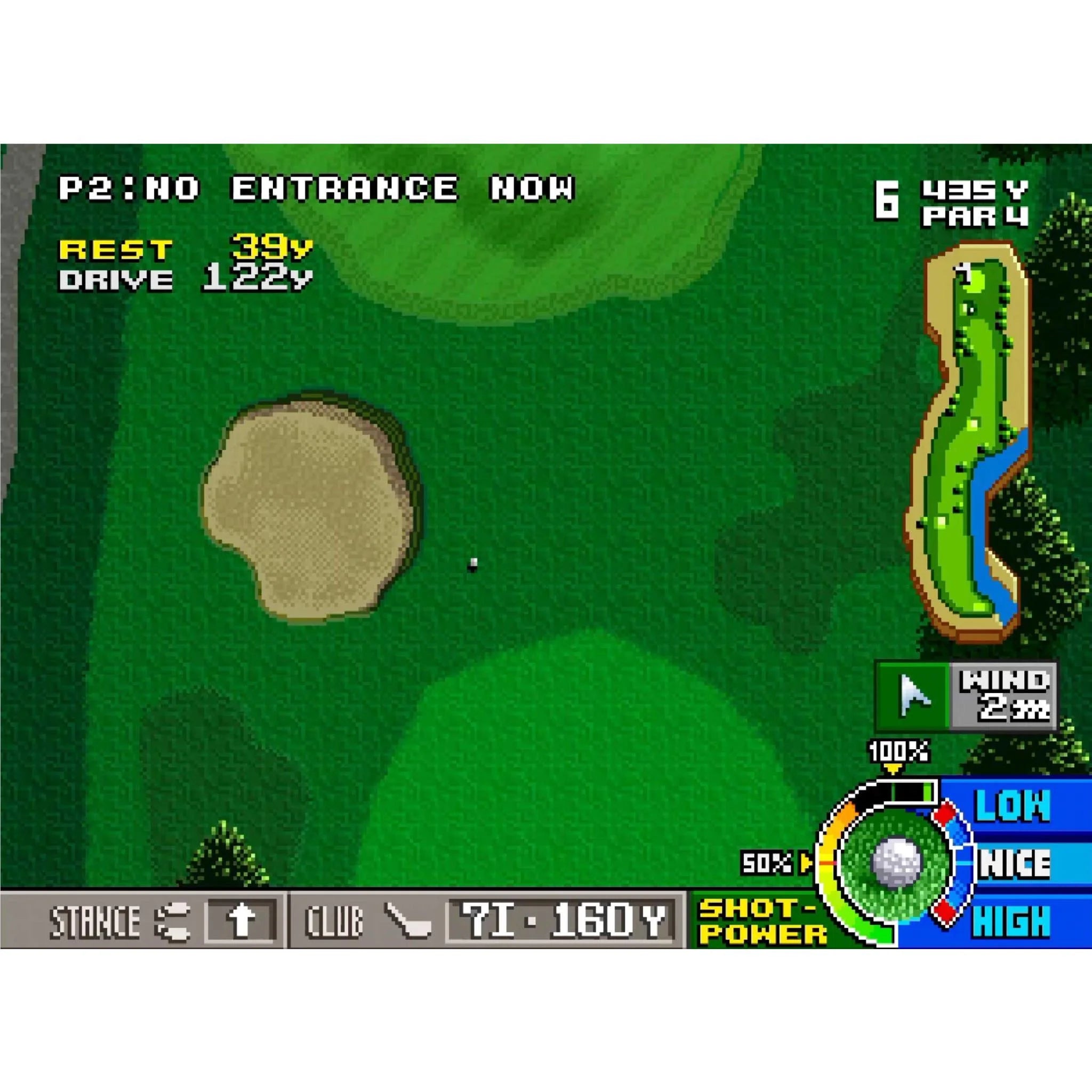 Big Tournament Golf NEO-GEO Cartridge