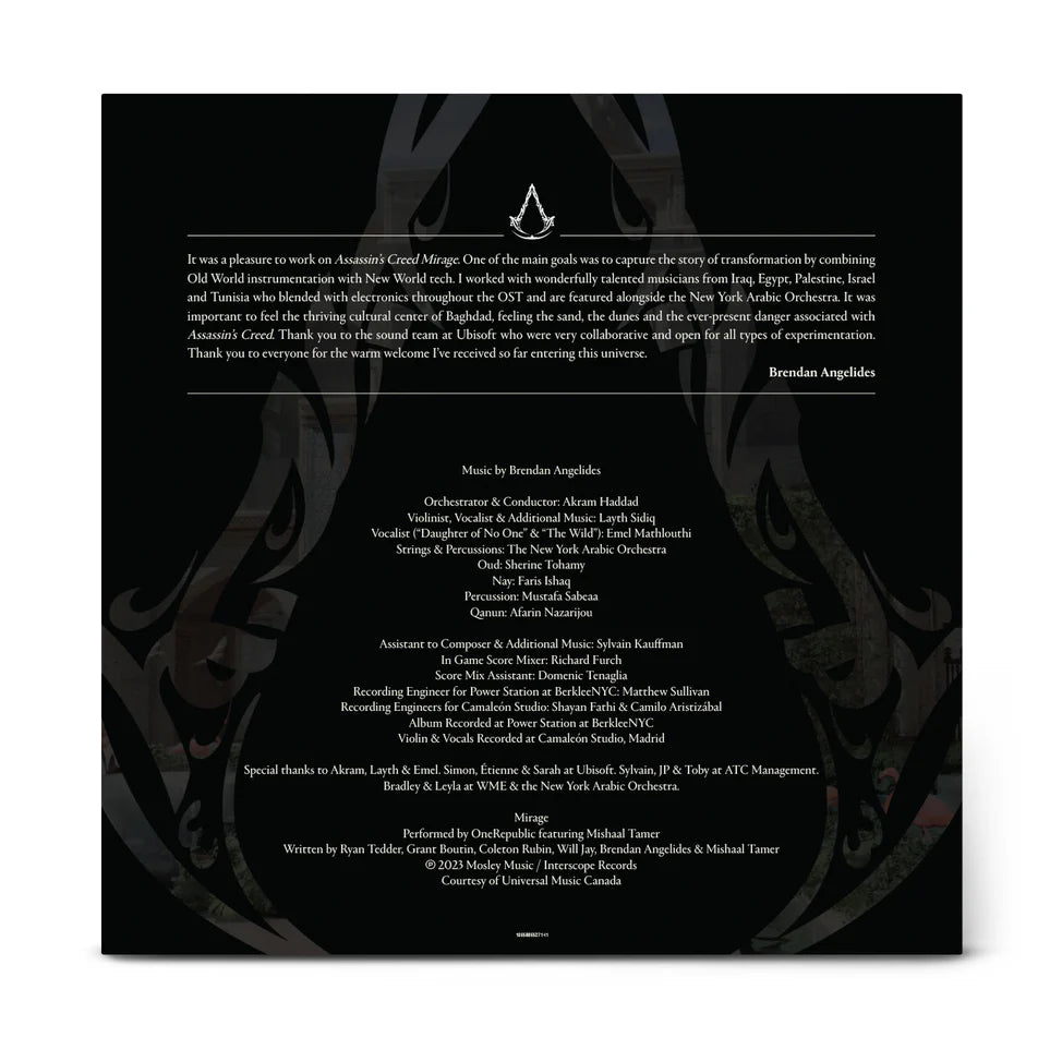 Assassin's Creed Mirage (Original Soundtrack) 2xLP