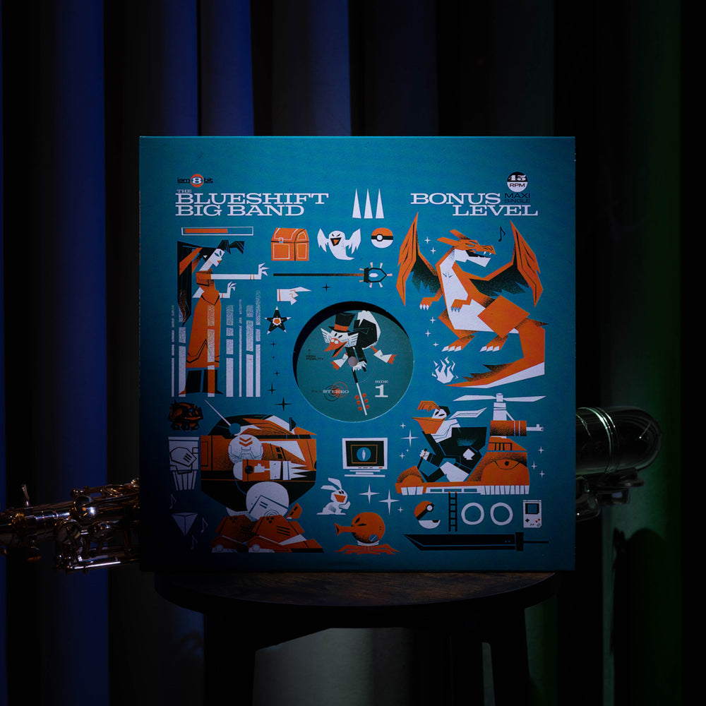 Joystick Jazz: The Blueshift Big Band Plays Iconic Video Game Hits (BONUS LEVEL) Vinyl