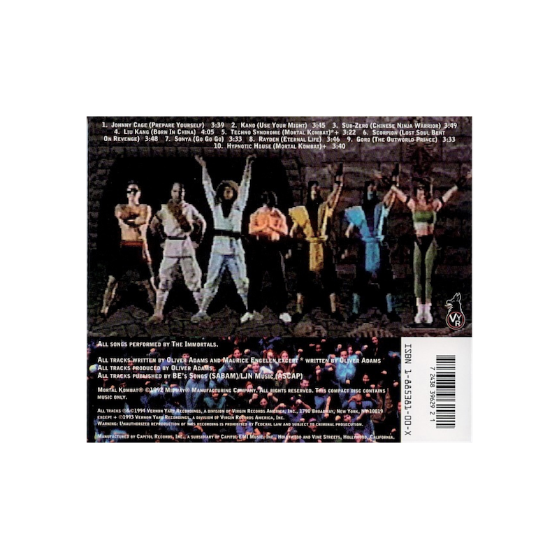 Mortal Kombat The Album (Compact Disc)