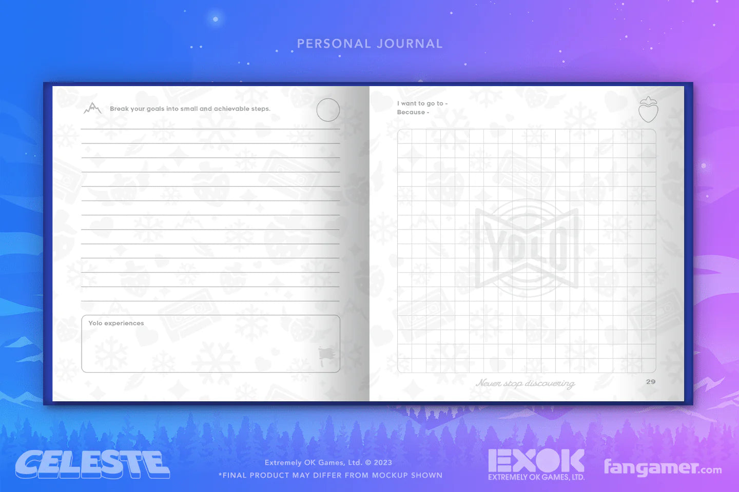 Reflection Art Album and Journal Set (Celeste)