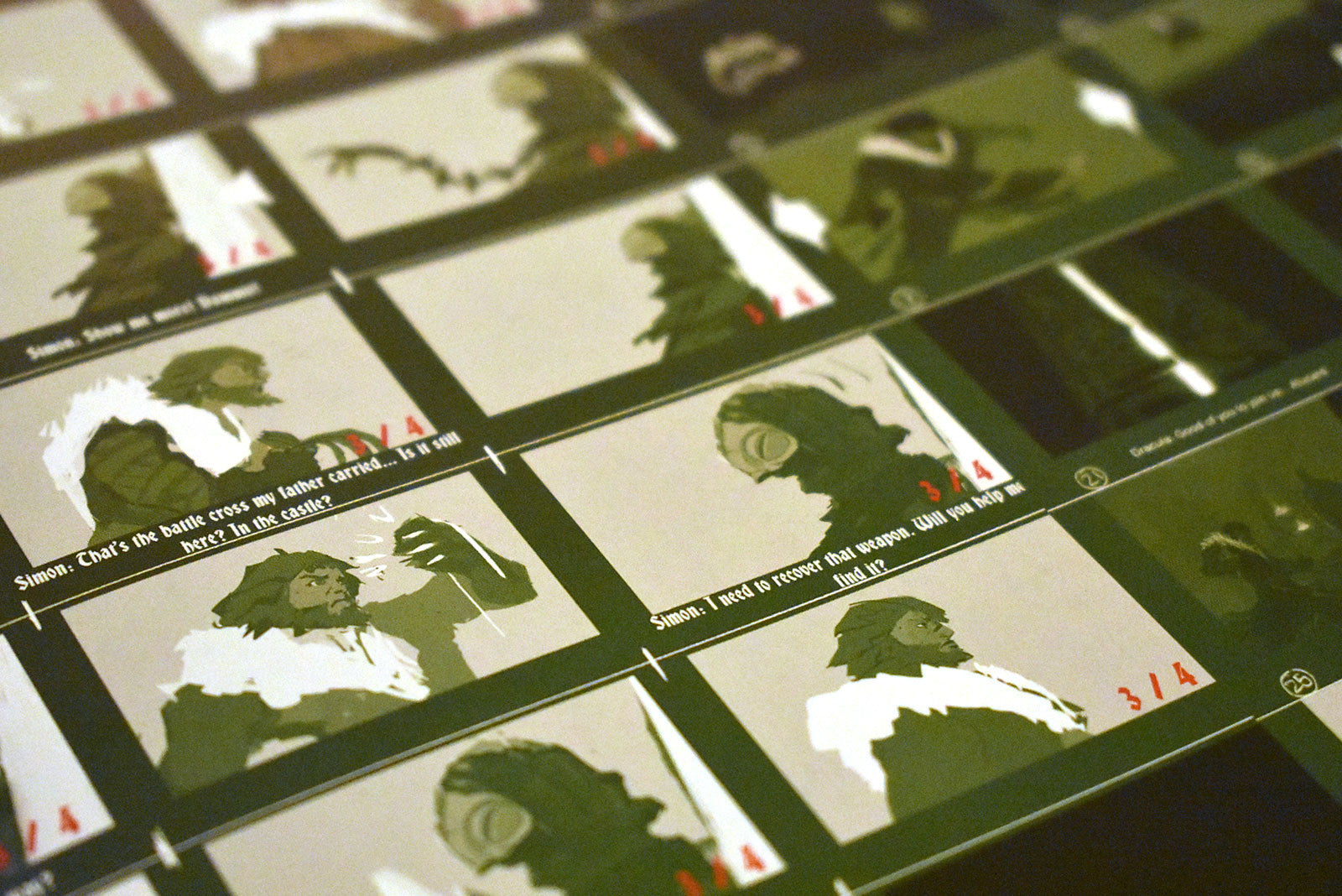 Castlevania lords of the shadow storyboard design