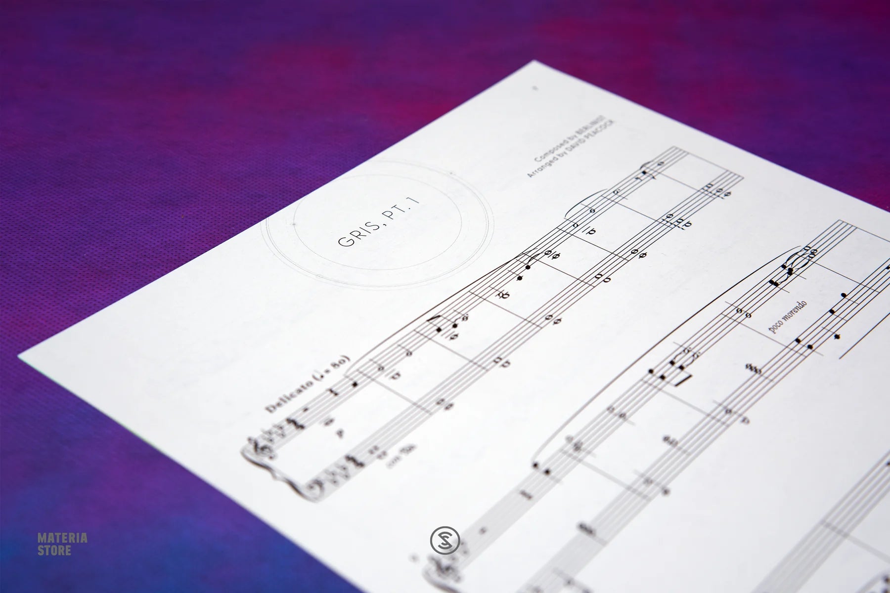 Gris Piano Collections (Physical Sheet Music Book)