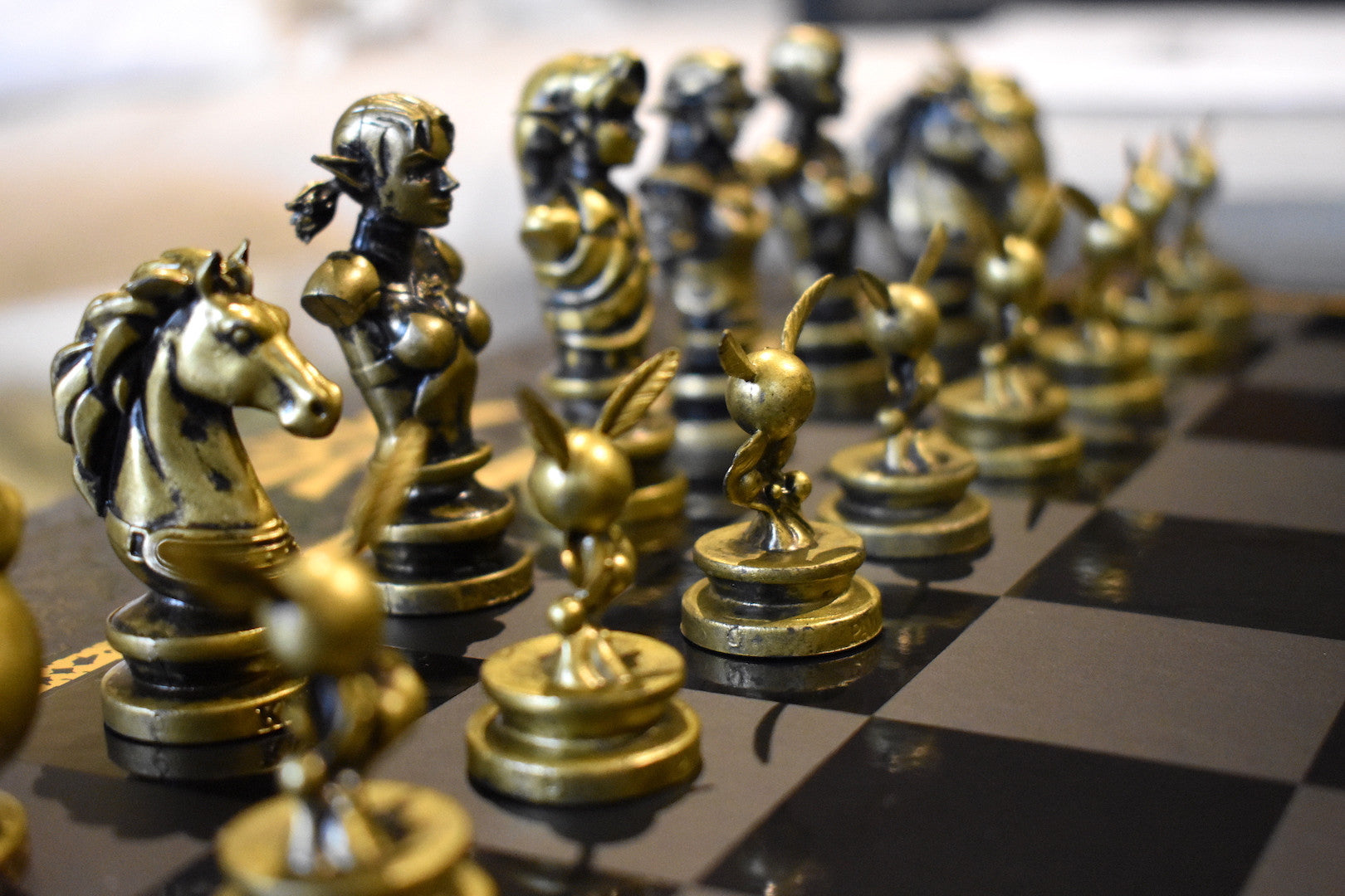 Zelda chess light side pieces