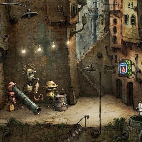 Machinarium Video Game Art