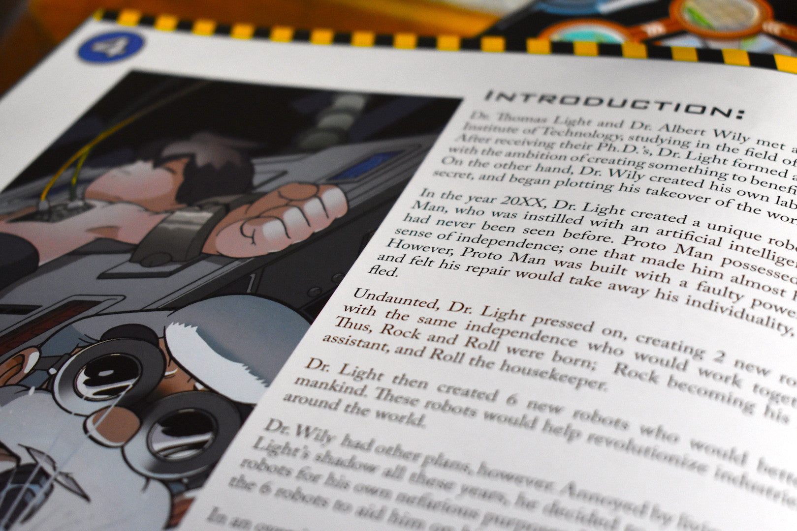 Mega Man board game introduction story