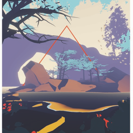 Shape of the world art print