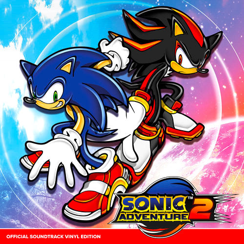 Sonic Adventure 2 Official Soundtrack Vinyl Record Cover