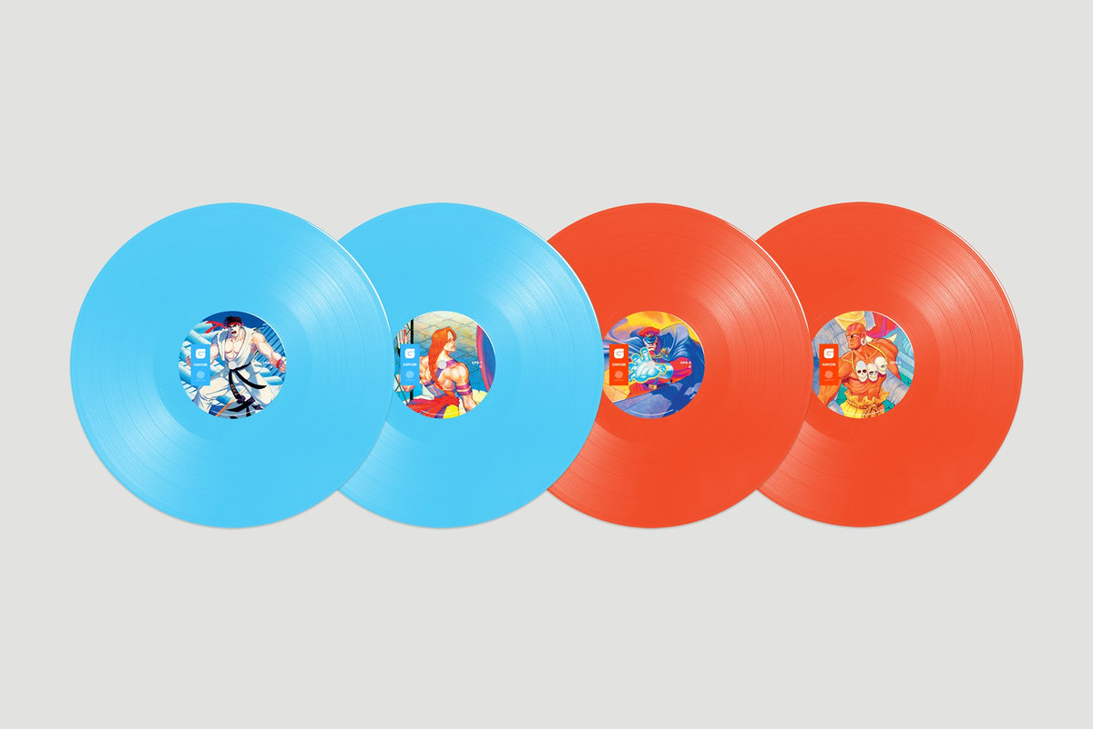 Street Fighter 2 Soundtrack Coloured Vinyls