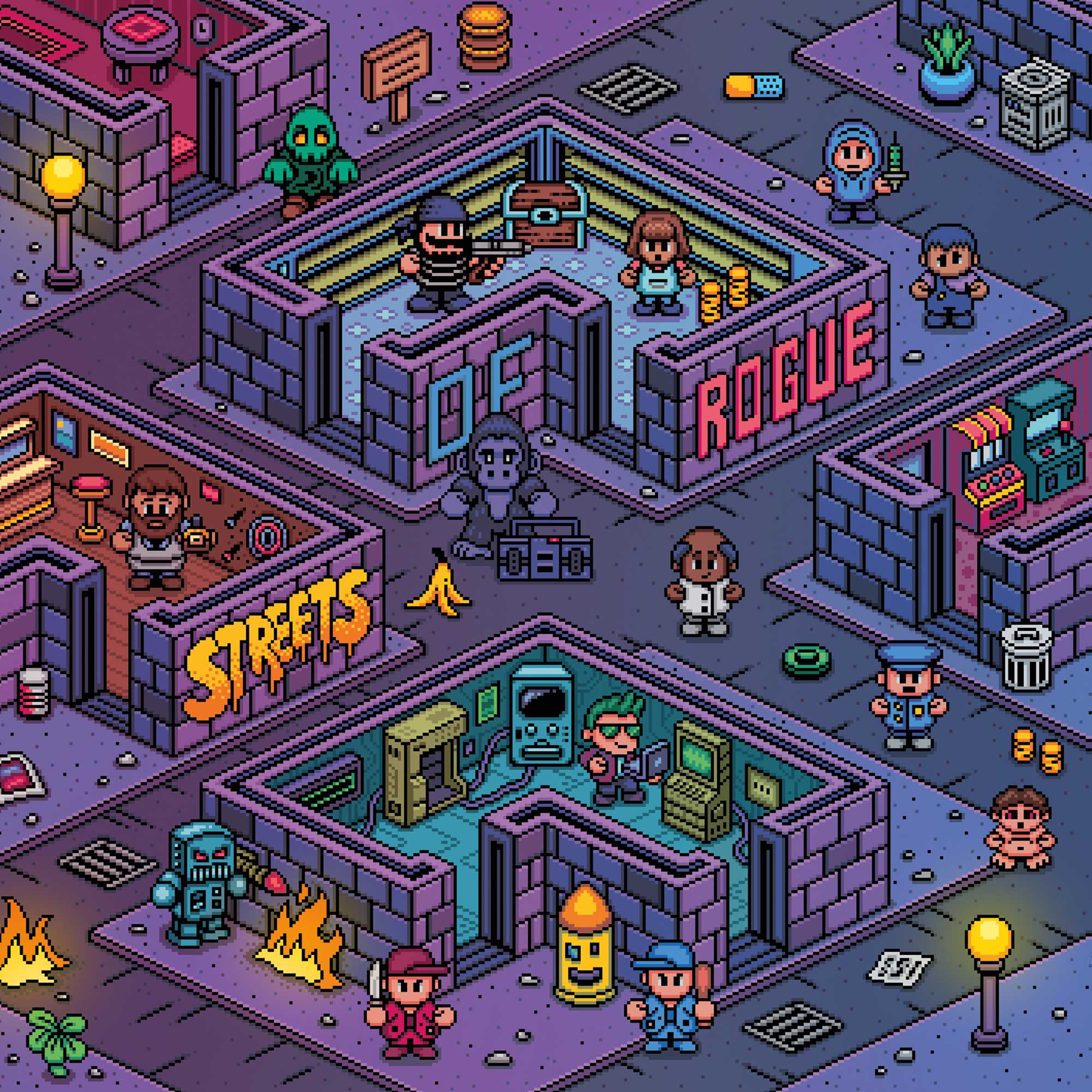 Streets of Rogue Vinyl Soundtrack LP