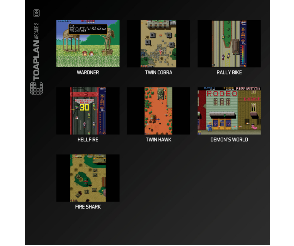 Toaplan Arcade Collection 2 - Evercade Cartridge