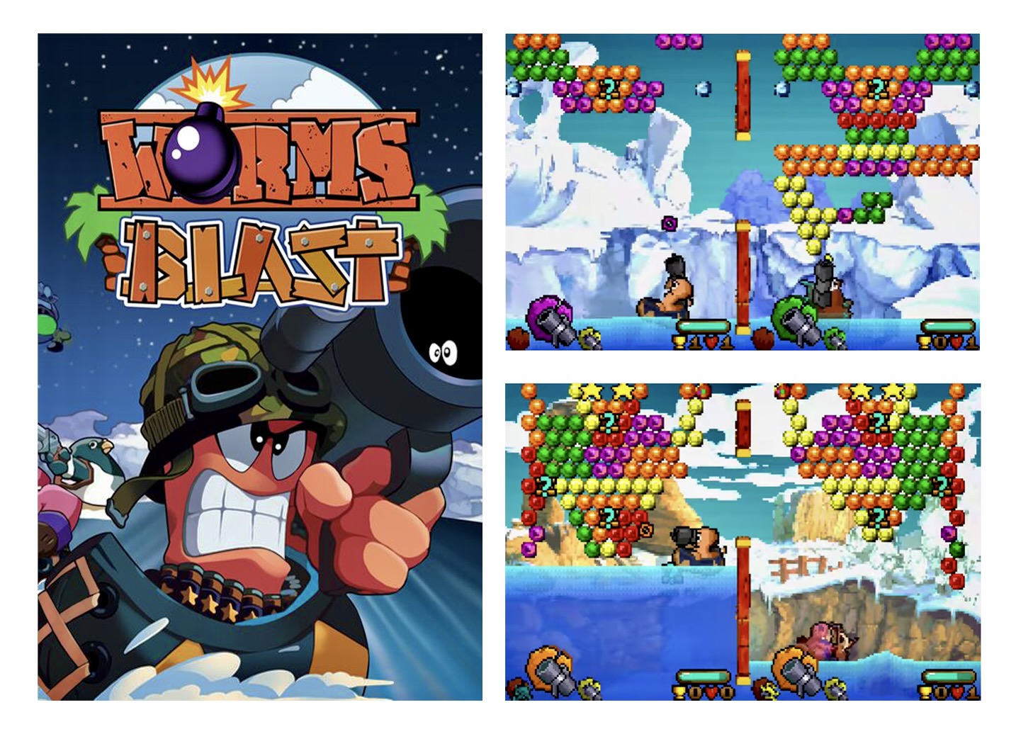Worms Collection 1 - Evercade Cartridge